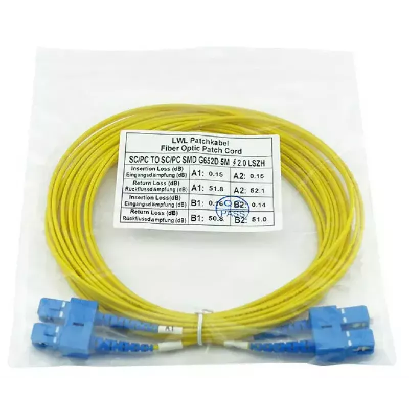 Cabo de fibra ótica InfiniBand BlueOptics CAB-SMF-SC-SC-2-BO 2 m SC SC G.657.A1