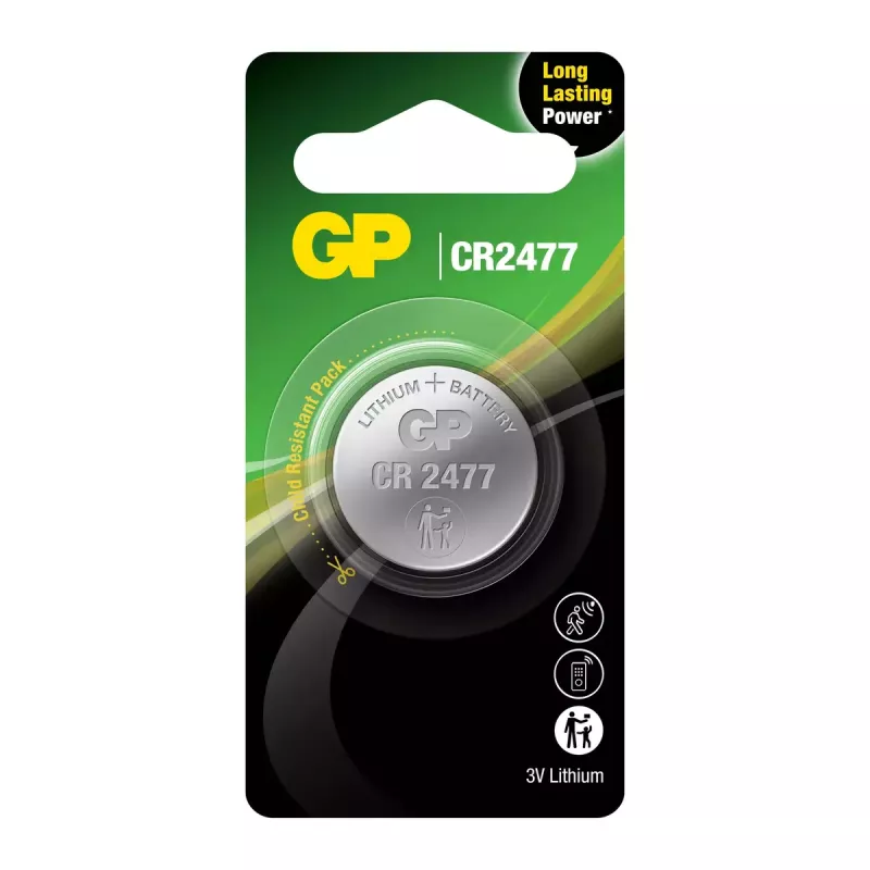 Pilha descartável GP Batteries 103239 CR2477 lítio-dióxido de manganês