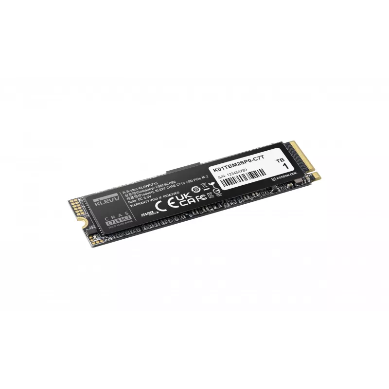 Unidade SSD KLEVV 1 TB M.2 2280 PCIe Gen3 NVMe K01TBM2SP0-C7T