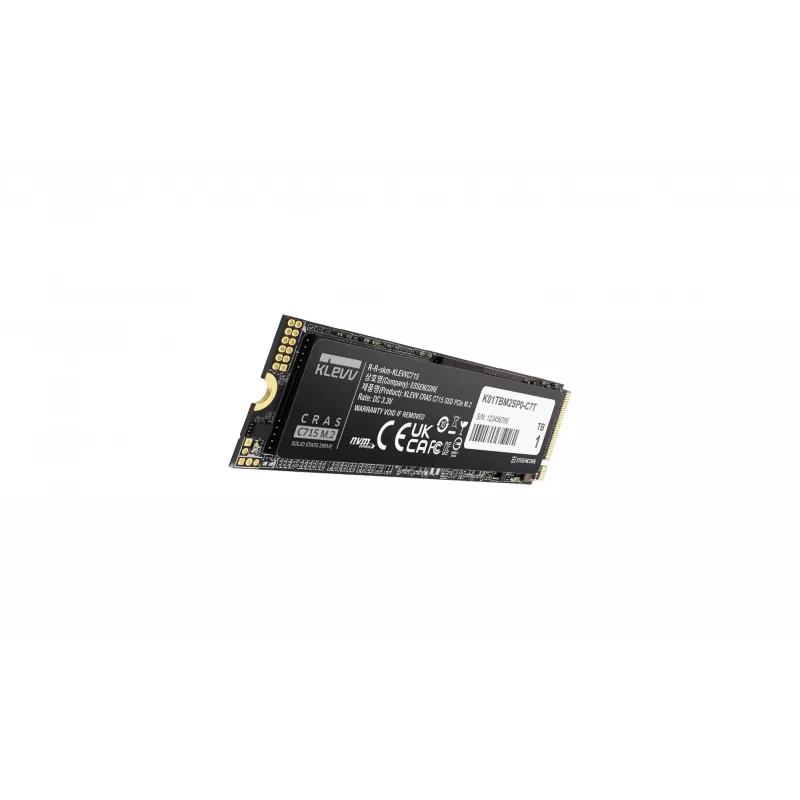 Unidade SSD KLEVV 1 TB M.2 2280 PCIe Gen3 NVMe K01TBM2SP0-C7T