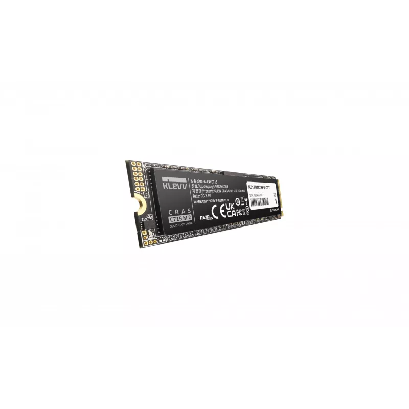 Unidade SSD KLEVV 1 TB M.2 2280 PCIe Gen3 NVMe K01TBM2SP0-C7T