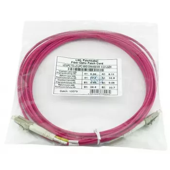 Cabo de fibra ótica BlueOptics SFP3131FU1MK InfiniBand 1 m LC OM4
