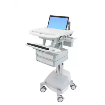 Carrinho multimédia Ergotron StyleView alumínio cinzento branco