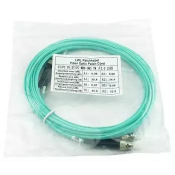 BlueOptics SFP3333EU0.5MK Cabo InfiniBand de fibra ótica 0,5 m ST Aqua