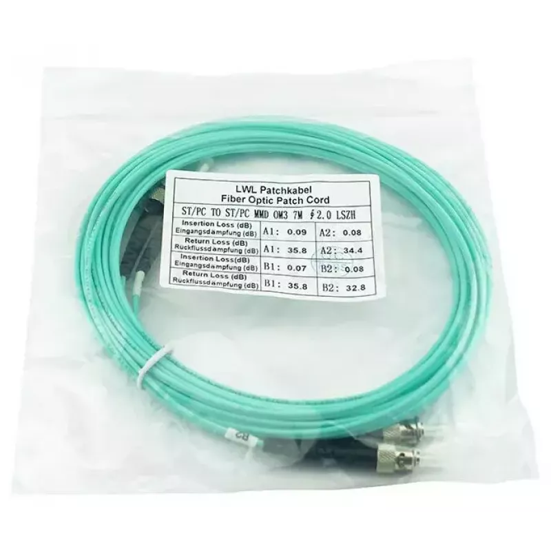 BlueOptics SFP3333EU0.5MK Cabo InfiniBand de fibra ótica 0,5 m ST Aqua