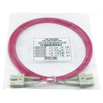Cabo de fibra ótica BlueOptics SFP3232FU0.5MK 0,5 m SC OM4