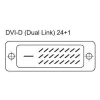 Techly DVI Digital Dual Link (DVI-D) com ferrite 5 m ICOC DVI-8150F