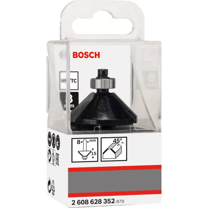 Bosch 2 608 628 352 fresa de chanfrar 1 unidade