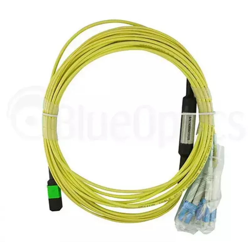 BlueOptics CBL-MPO12-4LC-SMF-5M-BO cabo de fibra ótica InfiniBand MPO 4x LC 5 m