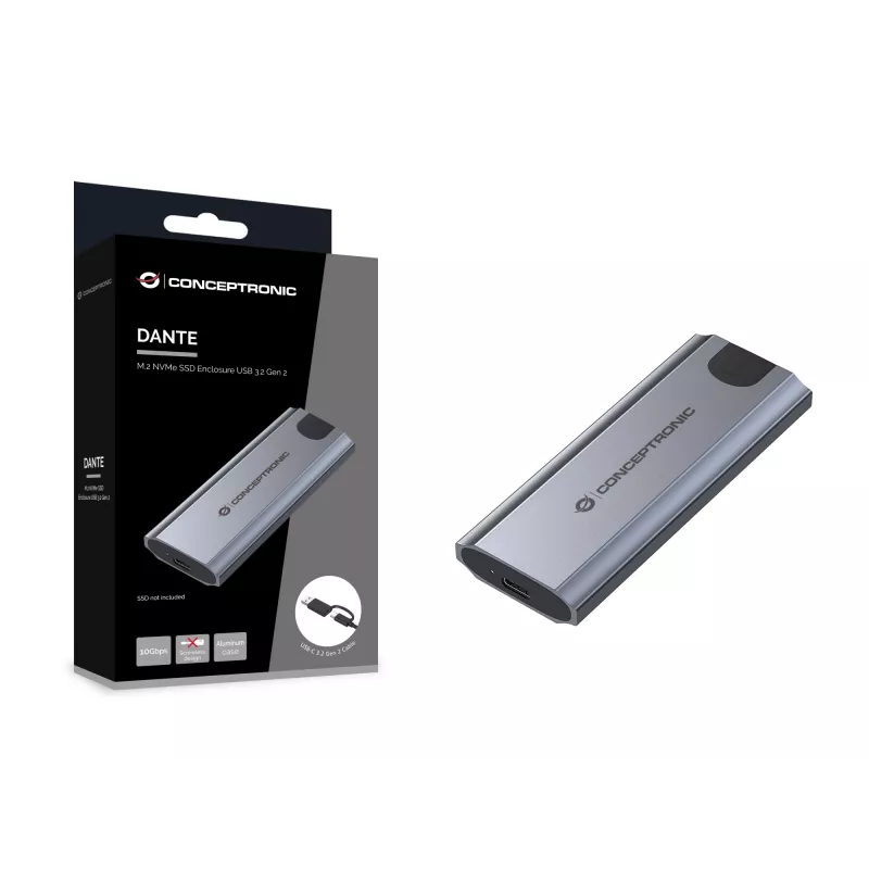 Caixa para SSD M.2 NVMe Conceptronic DANTE05G USB 3.2 Gen 2