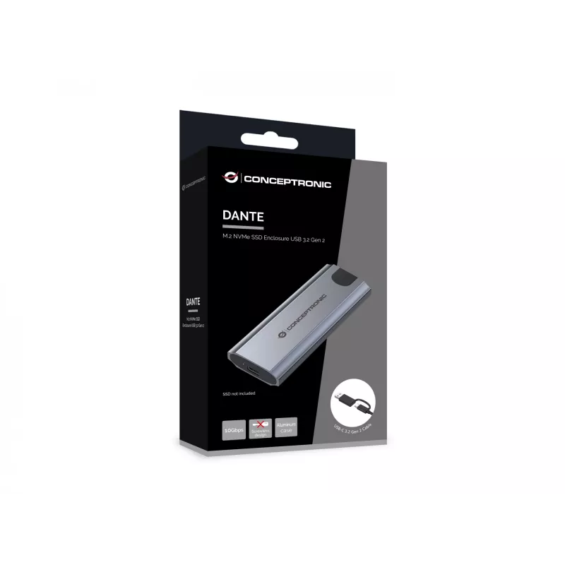 Caixa para SSD M.2 NVMe Conceptronic DANTE05G USB 3.2 Gen 2