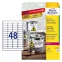 Etiqueta autocolante para impressora AVERY L4778-8