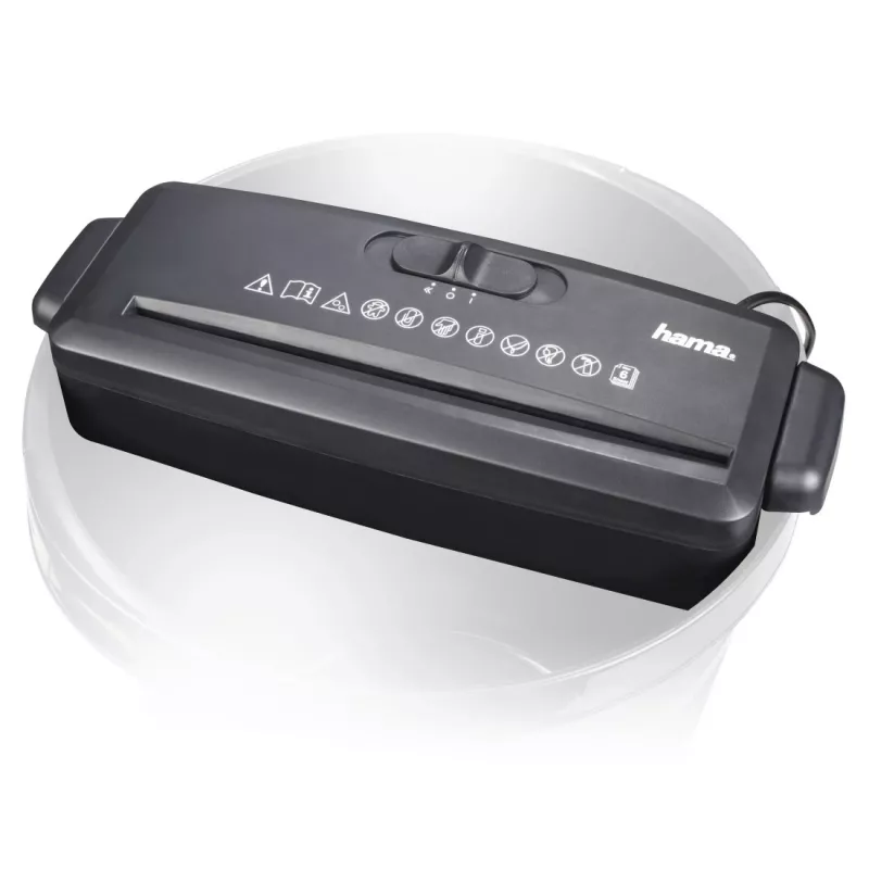 Destruidor de documentos Hama Mini S6 corte em tiras 72 dB 21,7 cm preto