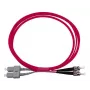 Cabo de fibra ótica BlueOptics SFP3233FU0.5MK SC ST OM4 0,5 m magenta