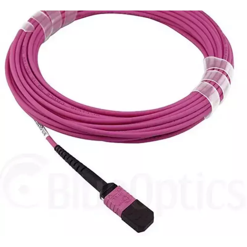BlueOptics CBL-MPO12-4LC-OM4-15M-BO cabo de fibra ótica InfiniBand MPO 4x LC 15 m