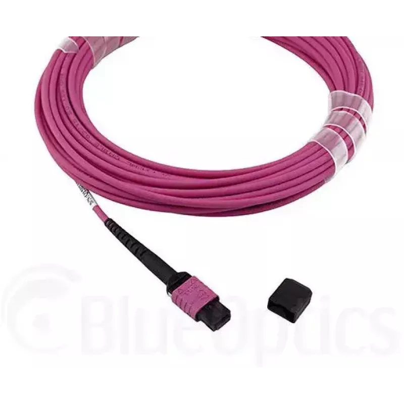 BlueOptics CBL-MPO12-4LC-OM4-15M-BO cabo de fibra ótica InfiniBand MPO 4x LC 15 m