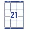 Etiqueta autocolante retangular Avery 7160-10