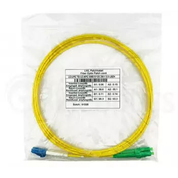 BlueOptics SFP3131BU1MS cabo de fibra ótica InfiniBand 1 m LC amarelo