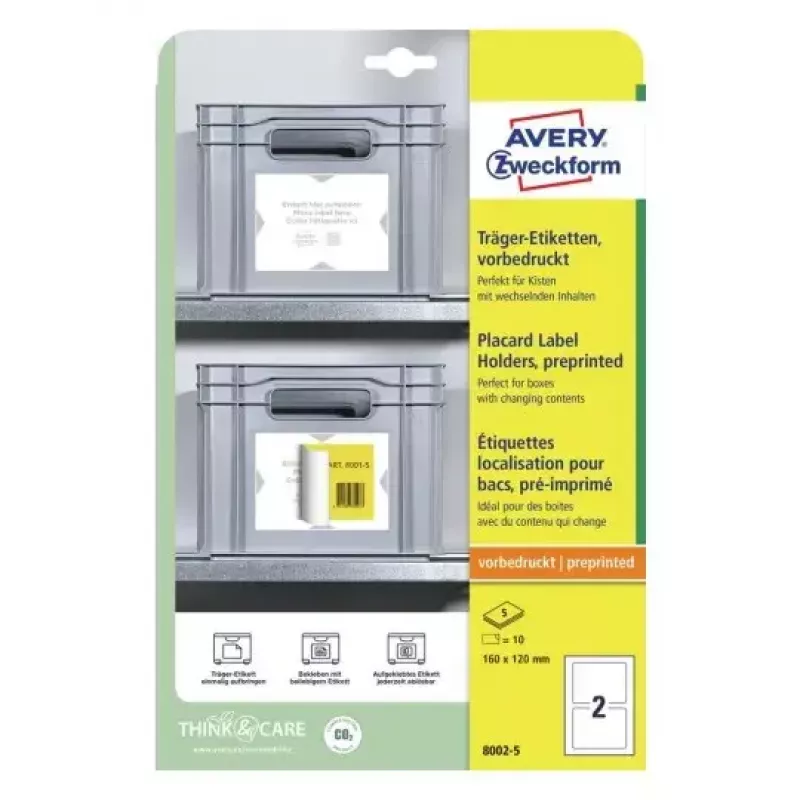 Avery suportes de etiquetas Placard cinzento-claro etiqueta de impressora autocolante A4