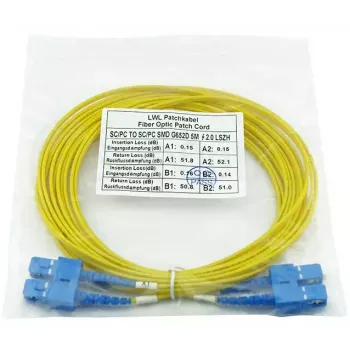 Cabo de fibra ótica BlueOptics CAB-SMF-SC-SC-1 1 m SC SC G.657.A1