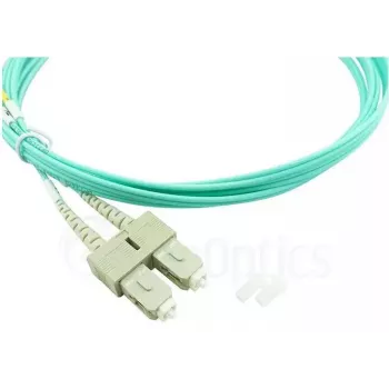 BlueOptics 055702T512000007.5M-BO Cabo patch de fibra ótica duplex (compatível com Corning), LC-UPC/SC-UPC, multimodo OM3 50/125 µm, 7,5 m