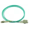 BlueOptics 055702T512000007.5M-BO Cabo patch de fibra ótica duplex (compatível com Corning), LC-UPC/SC-UPC, multimodo OM3 50/125 µm, 7,5 m