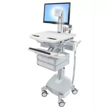 Carrinho multimédia Ergotron StyleView alumínio cinzento branco