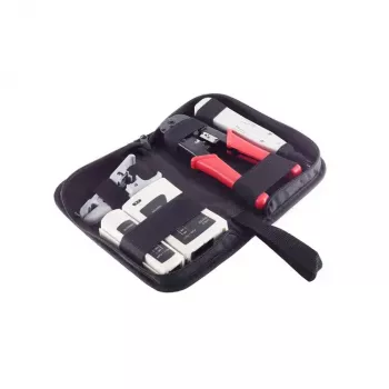 Conjunto de alicates de cravar para cabos ShiverPeaks BS18-25001 preto