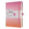 Caderno Sigel Jolie JB103 A5+ 100 folhas laranja rosa