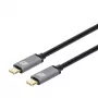 Techly ICOC-MUSB322-CM-010 Cabo USB 3.2 Gen 2, USB-C macho, 1 m, preto