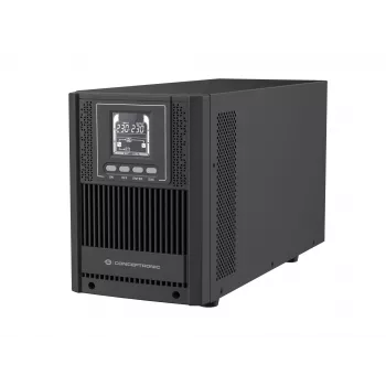 UPS online torre Conceptronic ZEUS52E2K 2000VA 1800W, IEC, conversor duplo (online), 2 kVA, 1800 W, senoidal, 220 V, 240 V