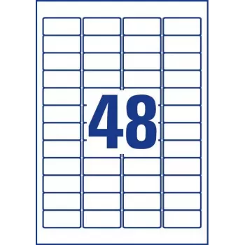 Etiqueta autocolante Avery J4791-25 retângulo arredondado