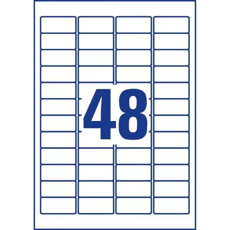 Etiqueta autocolante Avery J4791-25 retângulo arredondado