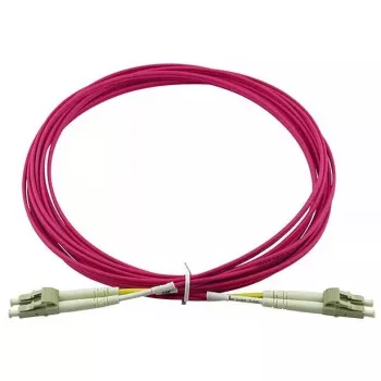 Cabo de fibra ótica BlueOptics SFP3131FU1.5MK LC OM4 1,5 m rosa