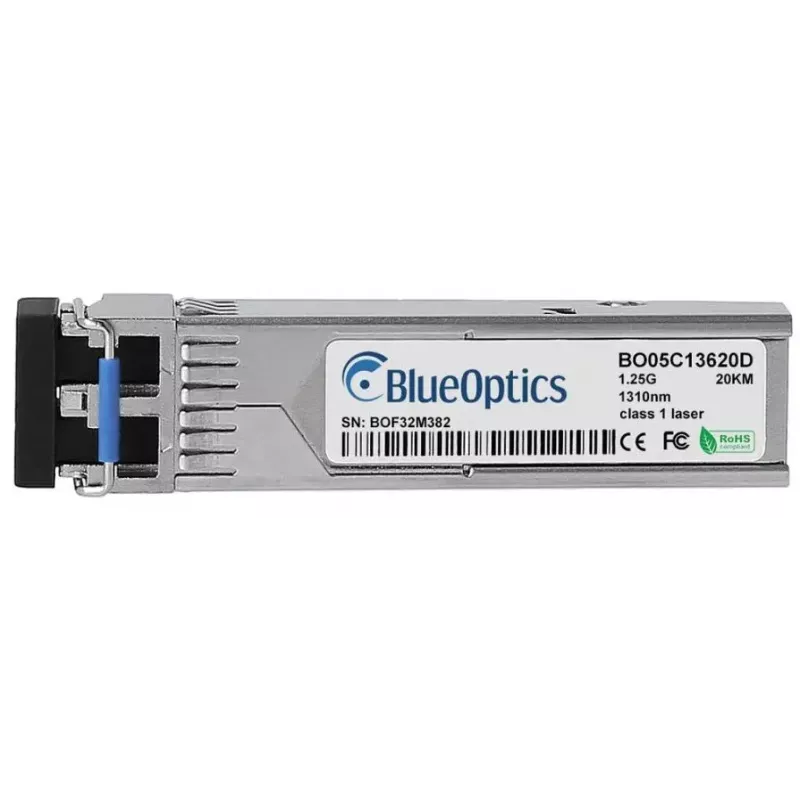 Módulo transceptor de fibra ótica BlueOptics OM-SFP-GIGABIT-SINGLE-MODE-20-BO 20000 m