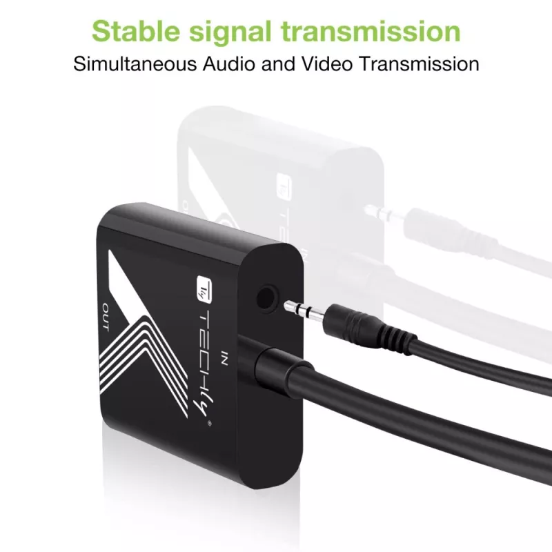 Adaptador de cabo Techly conversor HDMI para VGA com ficha jack de áudio