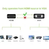 Adaptador de cabo Techly conversor HDMI para VGA com ficha jack de áudio
