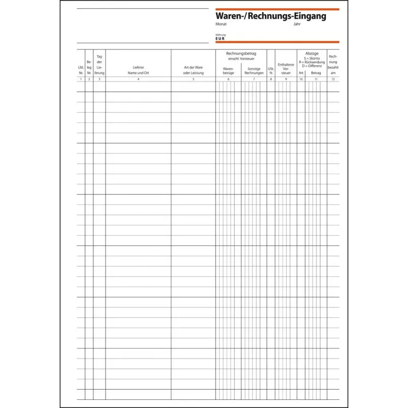 Formulário comercial Sigel WG415