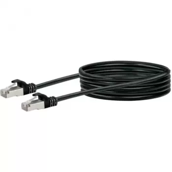 Cabo de rede Schwaiger CKB6025 053 RJ-45 Cat6 2,5 m preto