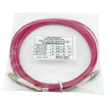 BlueOptics CBL-LC-OM4-2M-BO Cabo de fibra ótica 2m conector LC