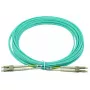 Cabo de fibra ótica BlueOptics AJ834A-BO 1m 2x LC OM3 duplex integral