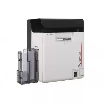 Impressora de cartões de plástico Evolis Avansia sublimação de cor/transferência térmica de resina cor 144 cartões/h