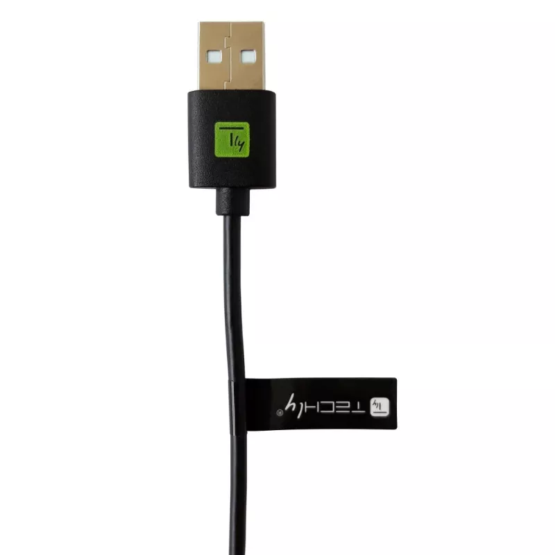 Techly ICOC MUSB20-CMAM05T Cabo USB USB 2.0 0,5 m USB A USB C preto