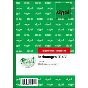 Formulário comercial Sigel SD033