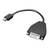 Adaptador de monitor Lenovo 03X6574 — adaptador compatível para dispositivos Lenovo, acessório de ligação de ecrã
