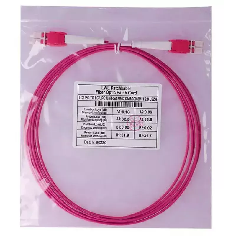 Cabo de fibra ótica BlueOptics SFP8181FU0.5MK 0,5 m LC OM4