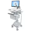 Carrinho multimédia Ergotron StyleView Alumínio Cinzento Branco