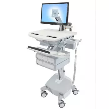 Carrinho multimédia Ergotron StyleView Alumínio Cinzento Branco