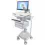Carrinho multimédia Ergotron StyleView Alumínio Cinzento Branco
