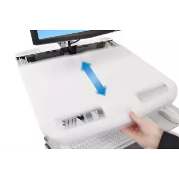 Carrinho multimédia Ergotron StyleView Alumínio Cinzento Branco